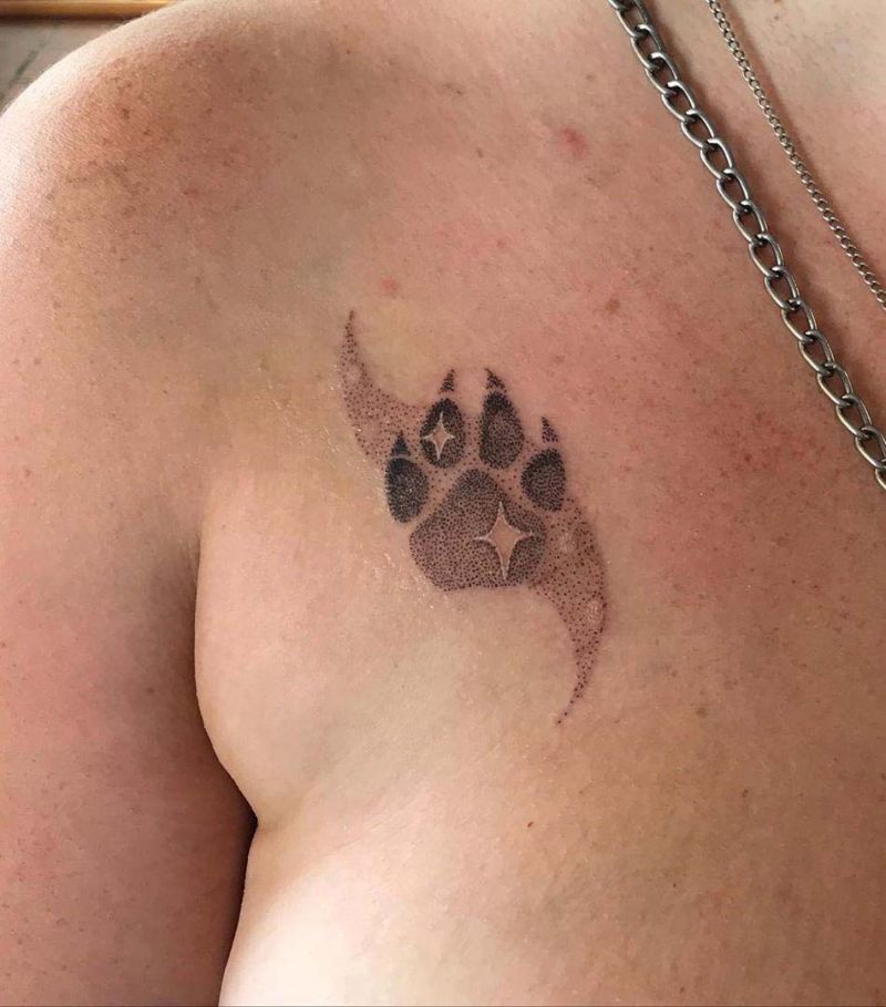 30 Unique Paw Print Tattoos You Must Try
