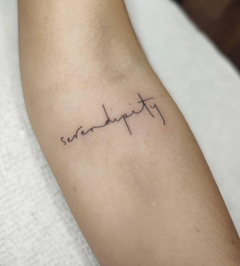 30 Pretty Serendipity Tattoos to Inspire You