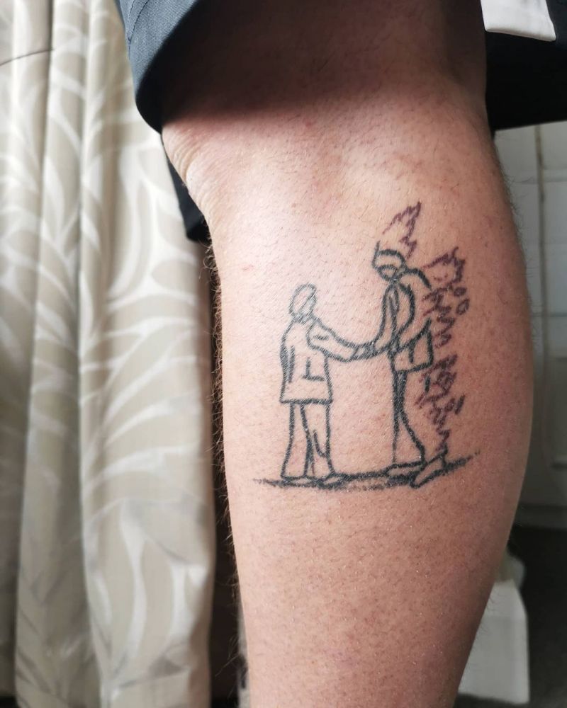 30 Excellent Wish You Were Here Tattoos to Inspire You