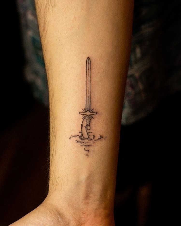 30 Pretty Excalibur Tattoos You Must Try