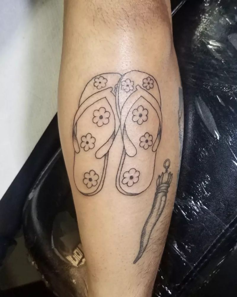 30 Unique Flip Flop Tattoos You Will Love