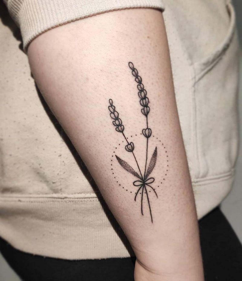 30 Elegant Lavender Tattoos You Can Copy