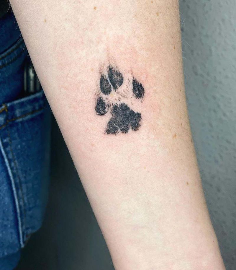 30 Unique Paw Print Tattoos You Must Try