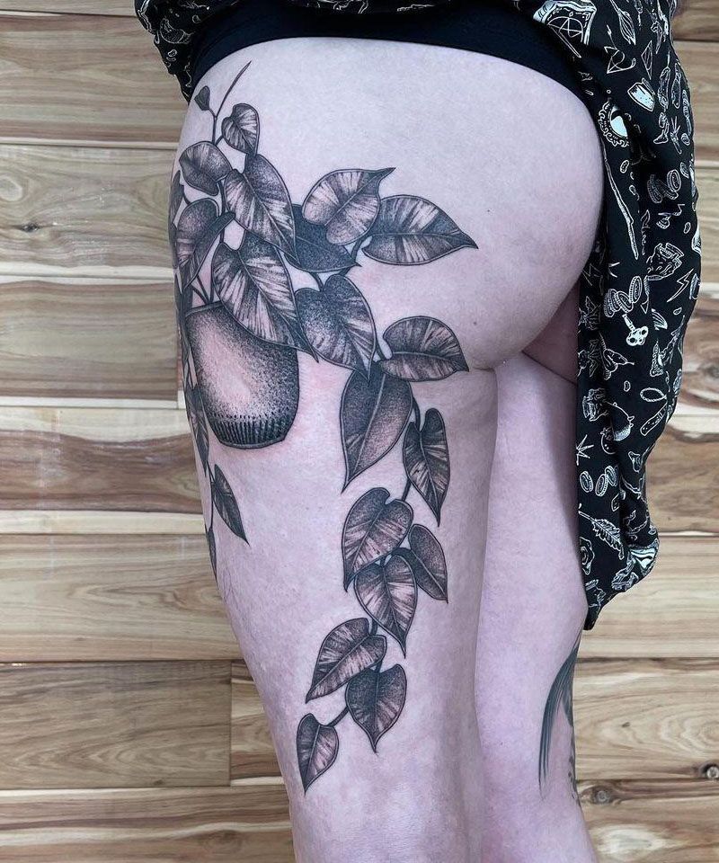 30 Unique Pothos Tattoos Make You Attractive