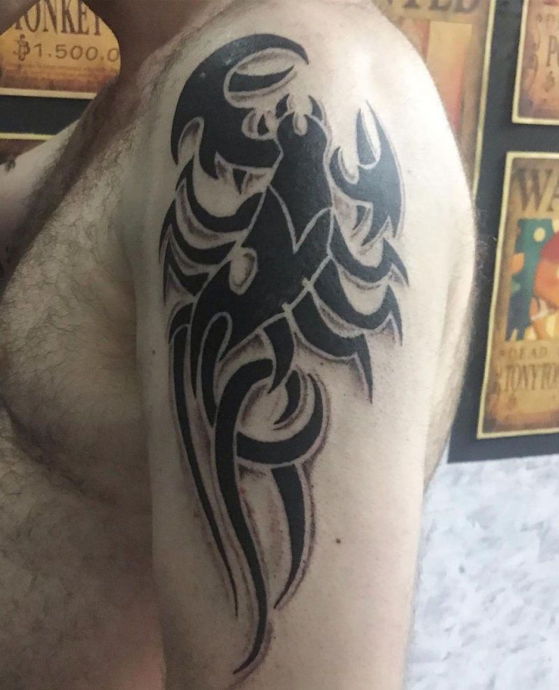 30 Cool Tribal Scorpion Tattoos You Must See