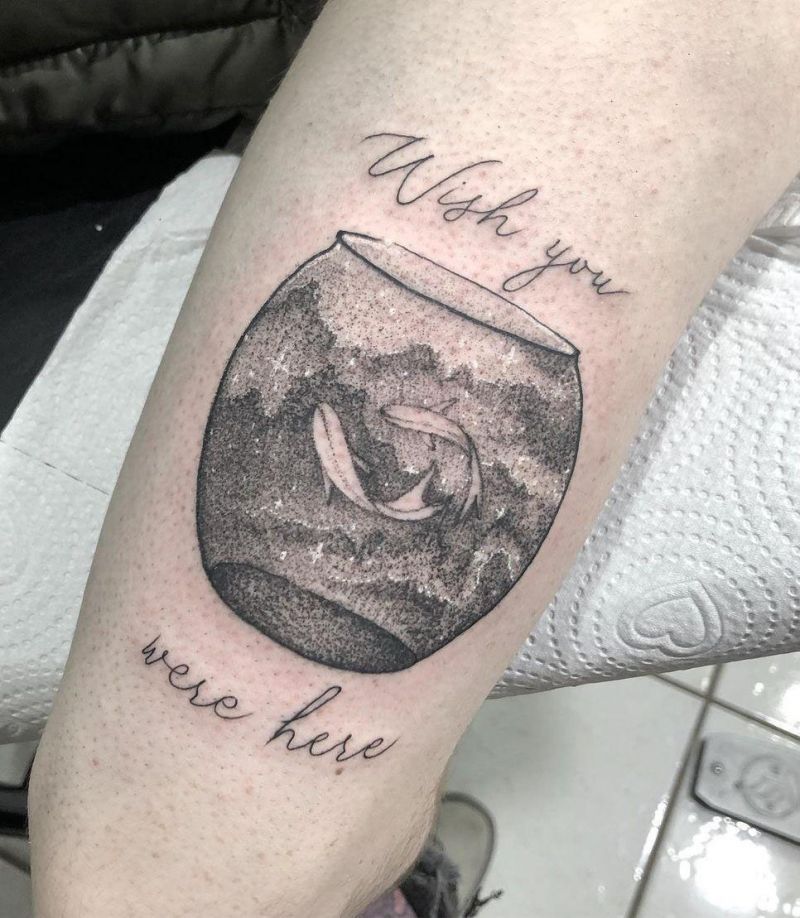 30 Excellent Wish You Were Here Tattoos to Inspire You