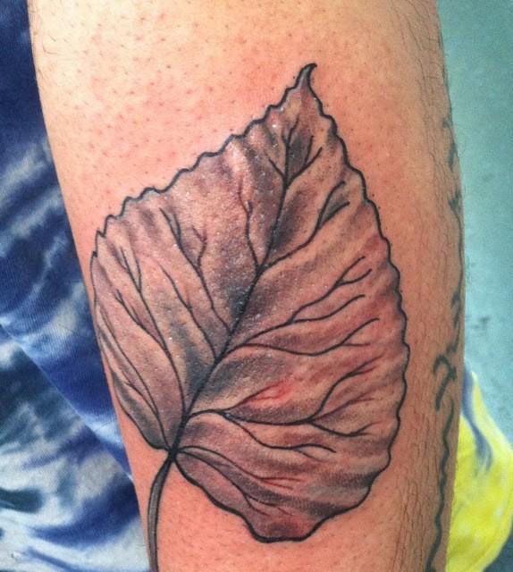 30 Perfect Aspen Leaf Tattoos Make You Attractive