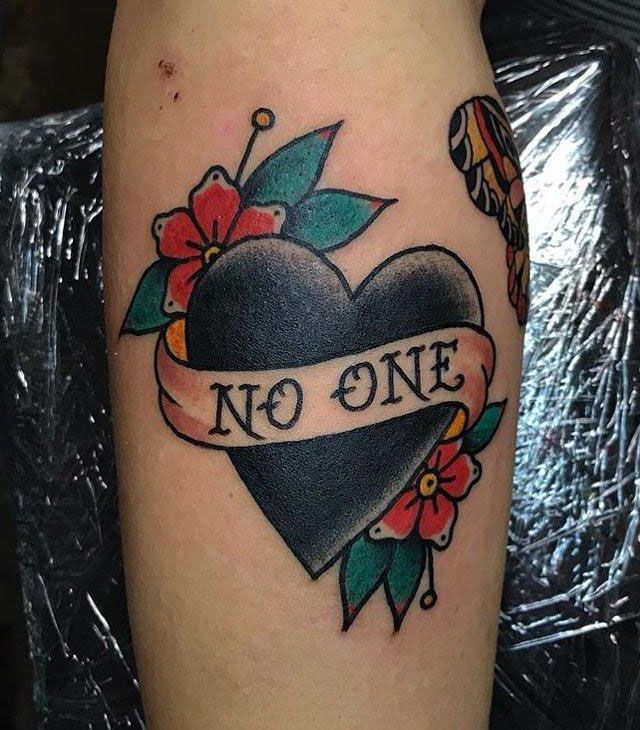 30 Unique Black Heart Tattoos You Can Copy