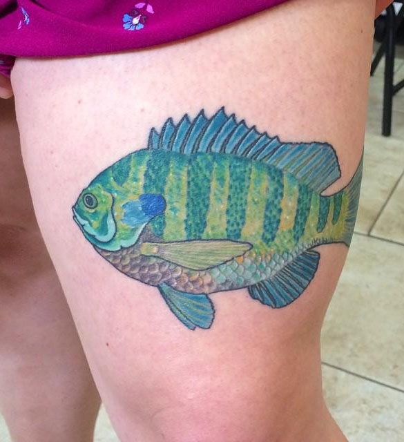 30 Pretty Bluegill Tattoos For Your Next Ink