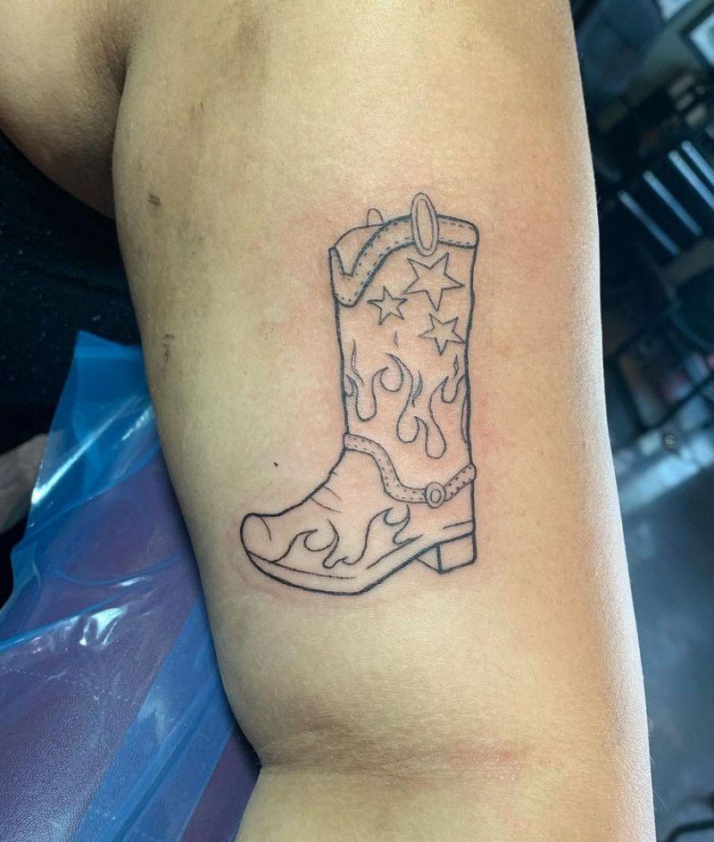 30 Unique Boot Tattoos You Will Love