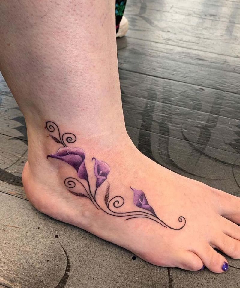 30 Pretty Calla Lily Tattoos Make You Attractive