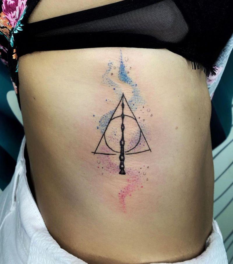 30 Unique Deathly Hallows Tattoos for Your Inspiration