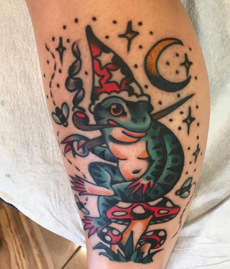 30 Unique Frog Wizard Tattoos for Your Inspiration