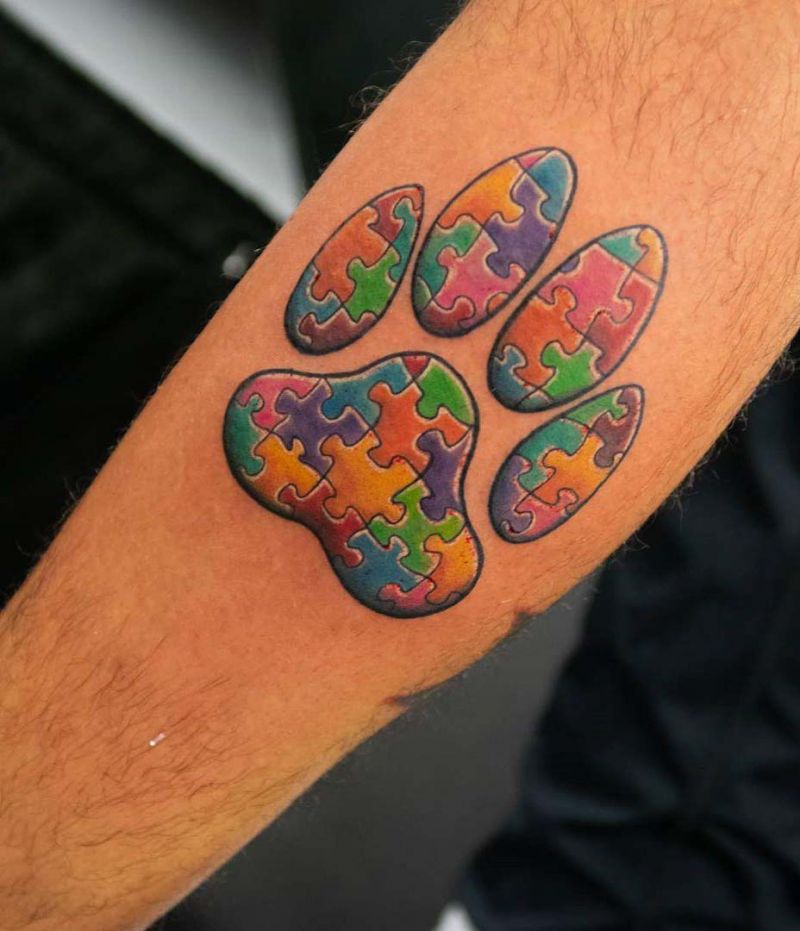 30 Unique Paw Print Tattoos You Must Try