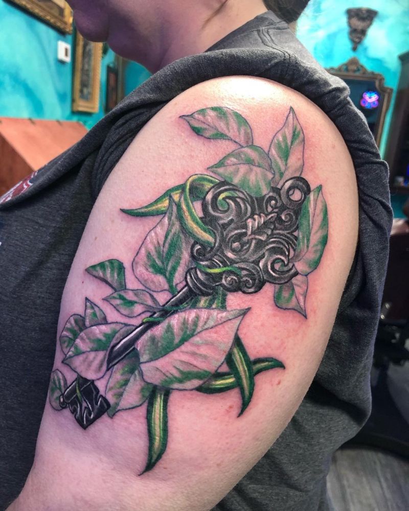 30 Unique Pothos Tattoos Make You Attractive