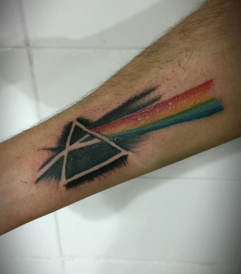 30 Elegant Prism Tattoos You Must Try