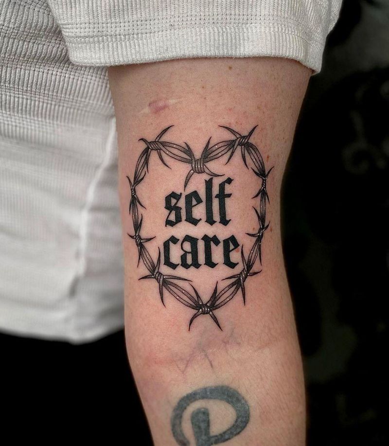 30 Unique Self Care Tattoos to Inspire You