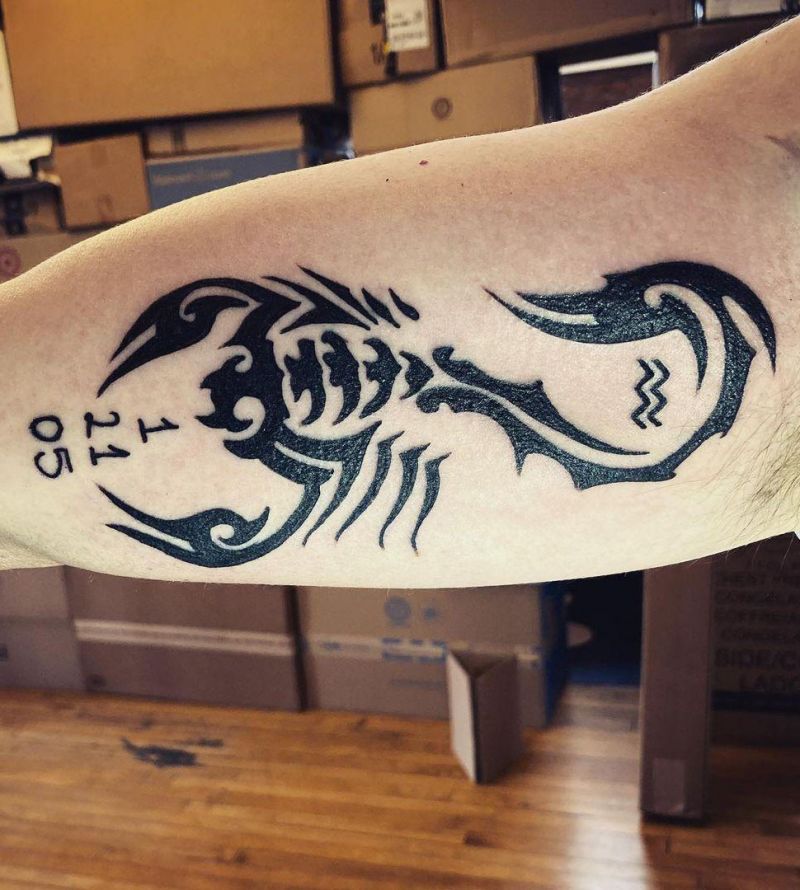 30 Cool Tribal Scorpion Tattoos You Must See