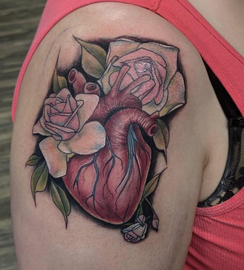 30 Unique Anatomical Heart Tattoos For Your Next Ink