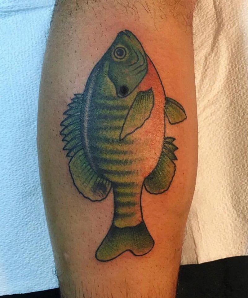 30 Pretty Bluegill Tattoos For Your Next Ink