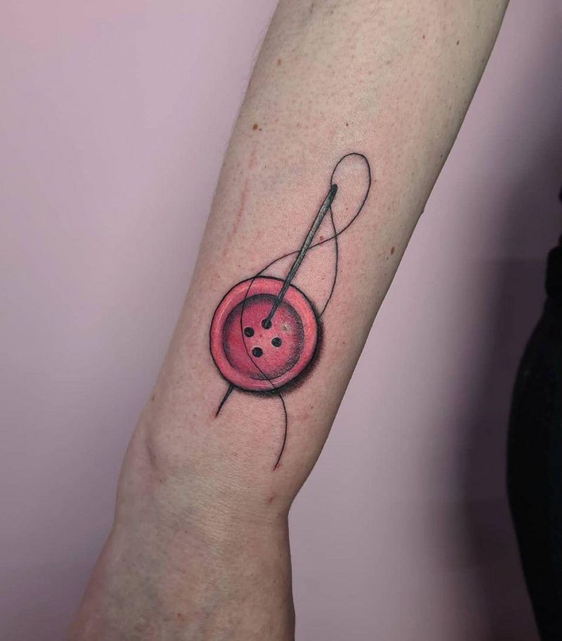 30 Unique Button Tattoos For Your Next Ink