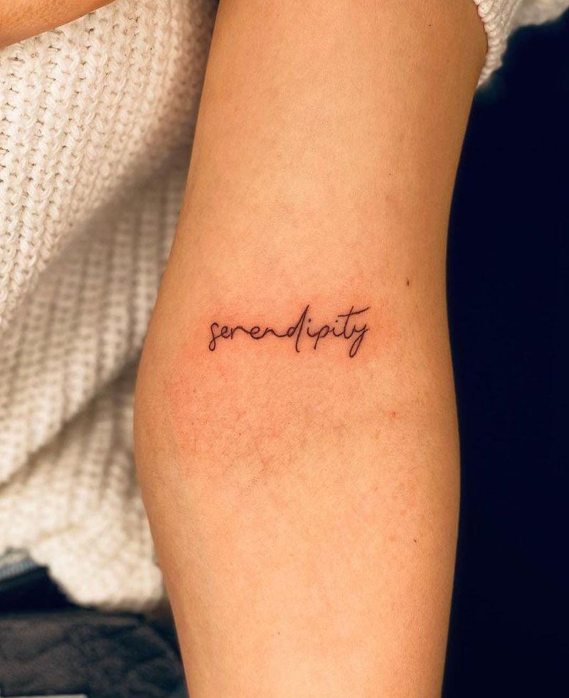 30 Pretty Serendipity Tattoos to Inspire You