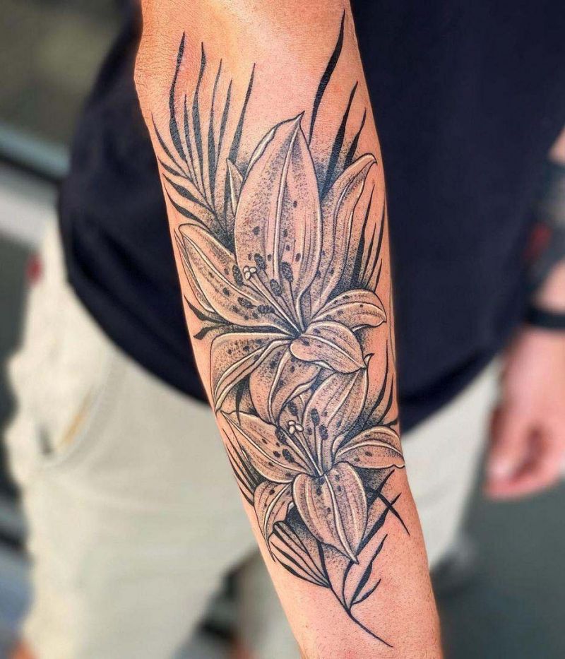 30 Elegant Stargazer Lily Tattoos You Will Love