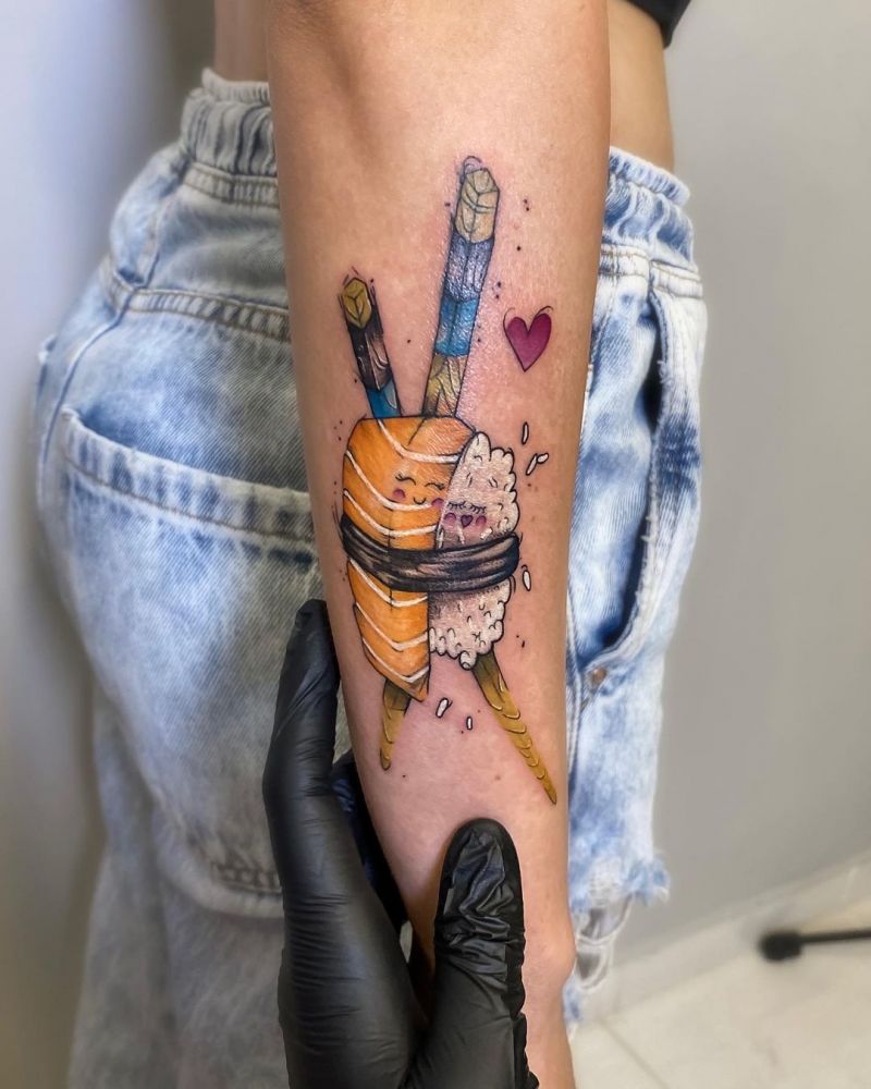 30 Unique Sushi Tattoos for Your Inspiration