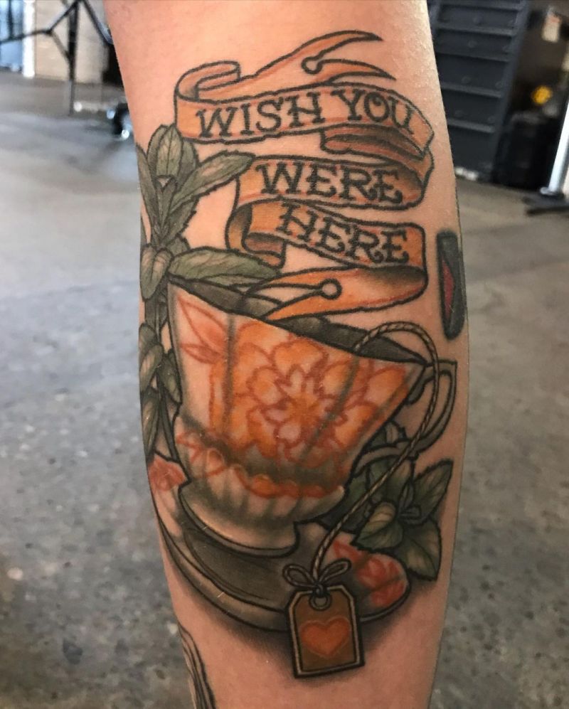 30 Excellent Wish You Were Here Tattoos to Inspire You