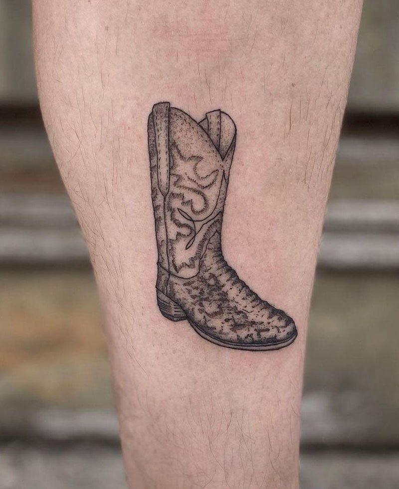 30 Unique Boot Tattoos You Will Love