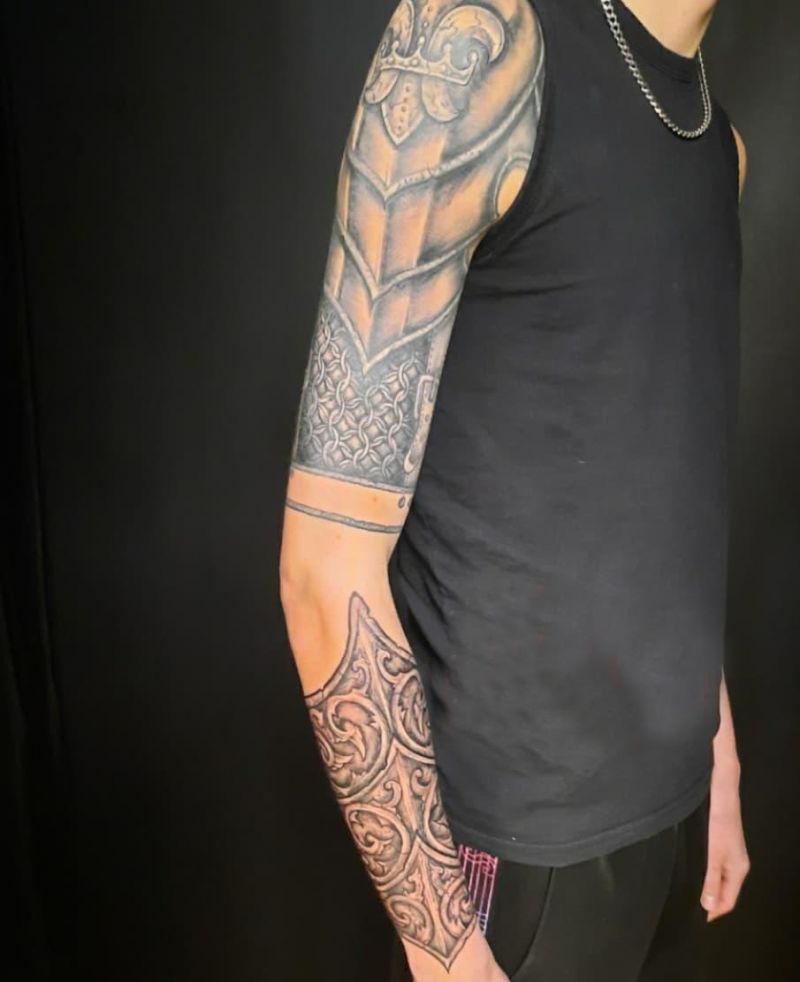 30 Gorgeous Chain Mail Tattoos You Must See