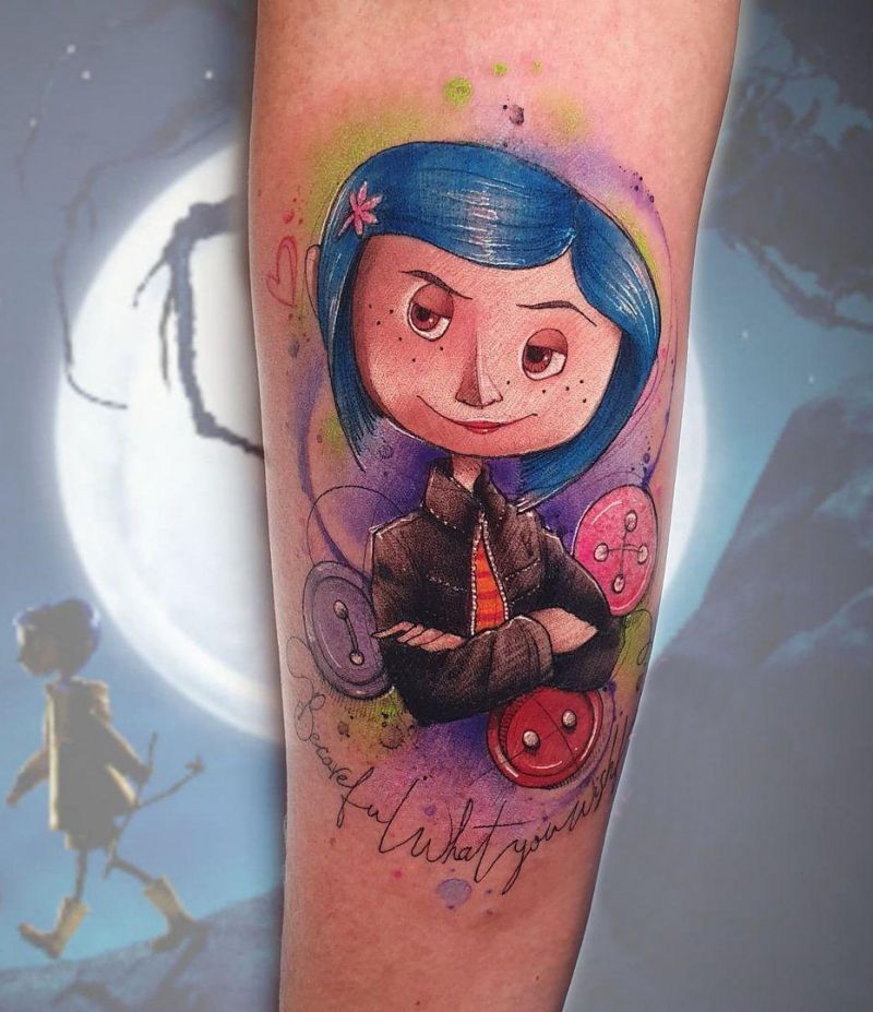 30 Unique Coraline Tattoos to Inspire You