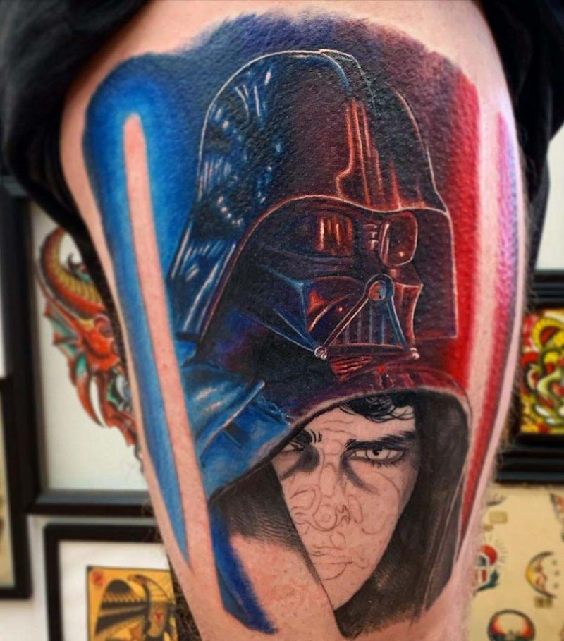 30 Unique Darth Vader Tattoos You Will Love