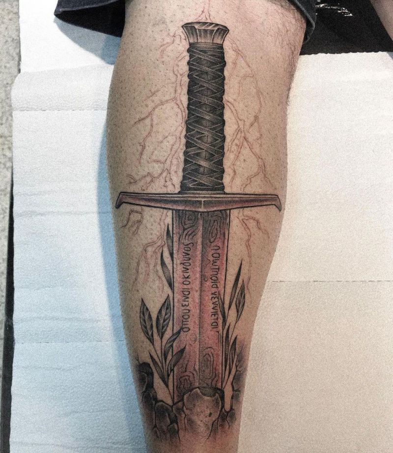 30 Pretty Excalibur Tattoos You Must Try