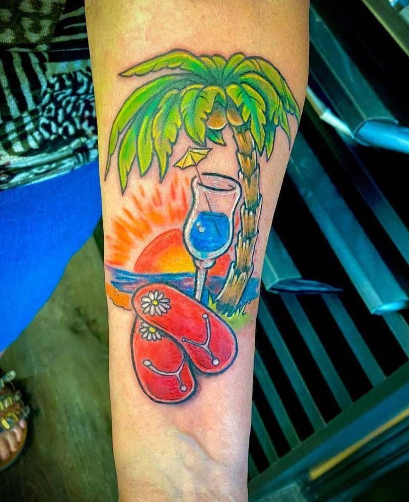 30 Unique Flip Flop Tattoos You Will Love