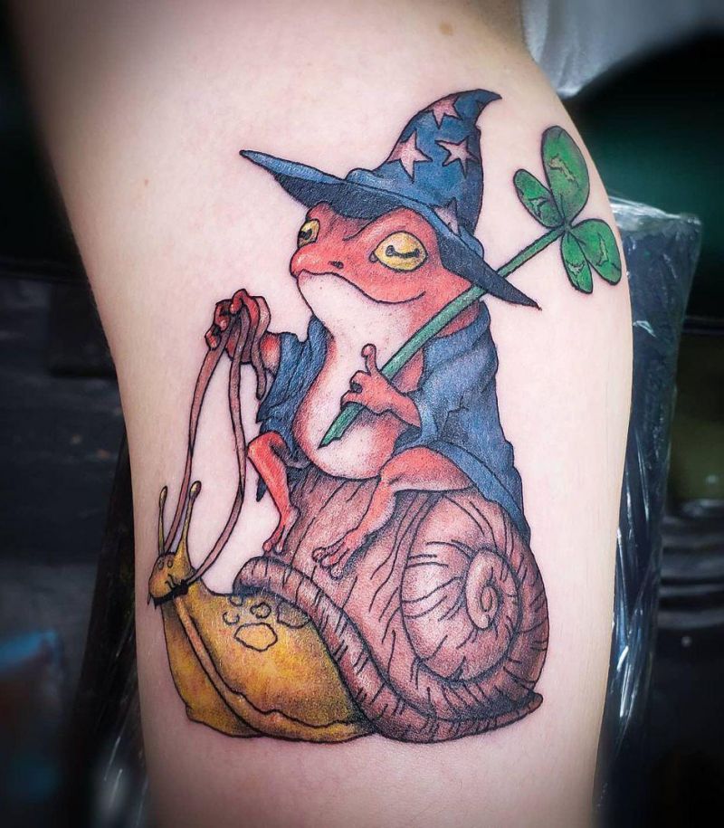 30 Unique Frog Wizard Tattoos for Your Inspiration