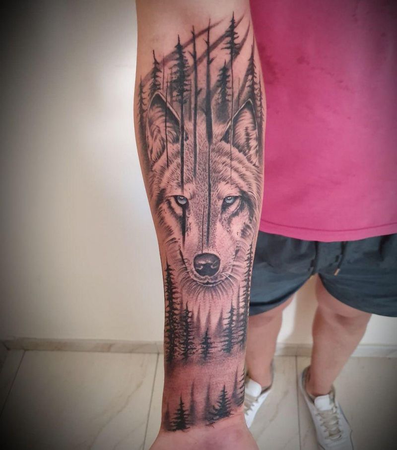 30 Gorgeous Lobo Tattoos You Must See