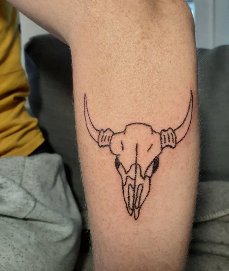 30 Cool Longhorn Tattoos You Must See