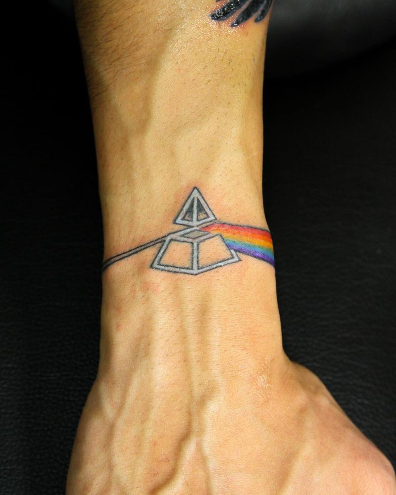 30 Elegant Prism Tattoos You Must Try