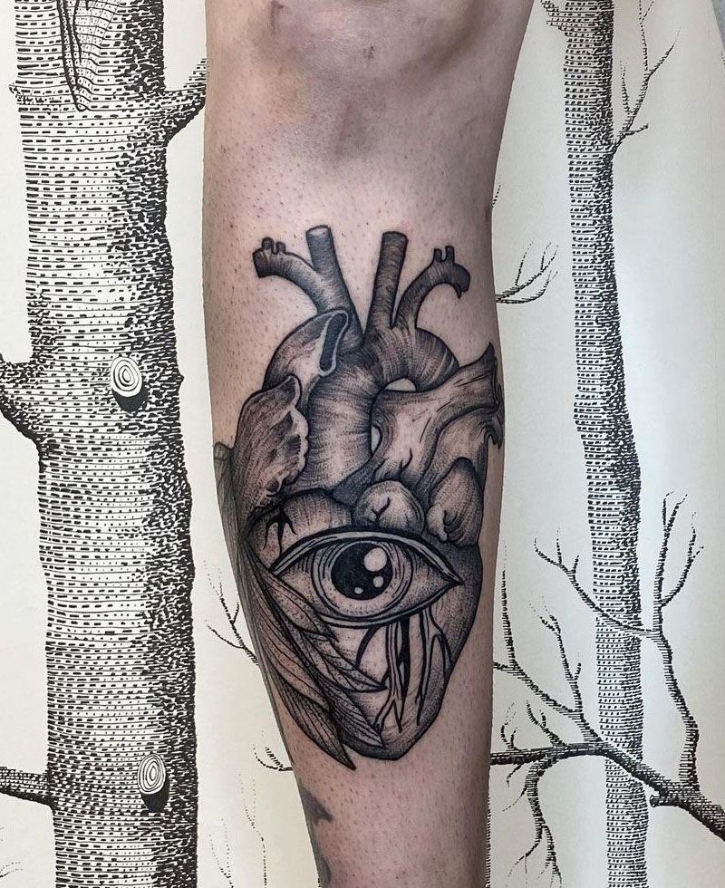 30 Unique Anatomical Heart Tattoos For Your Next Ink