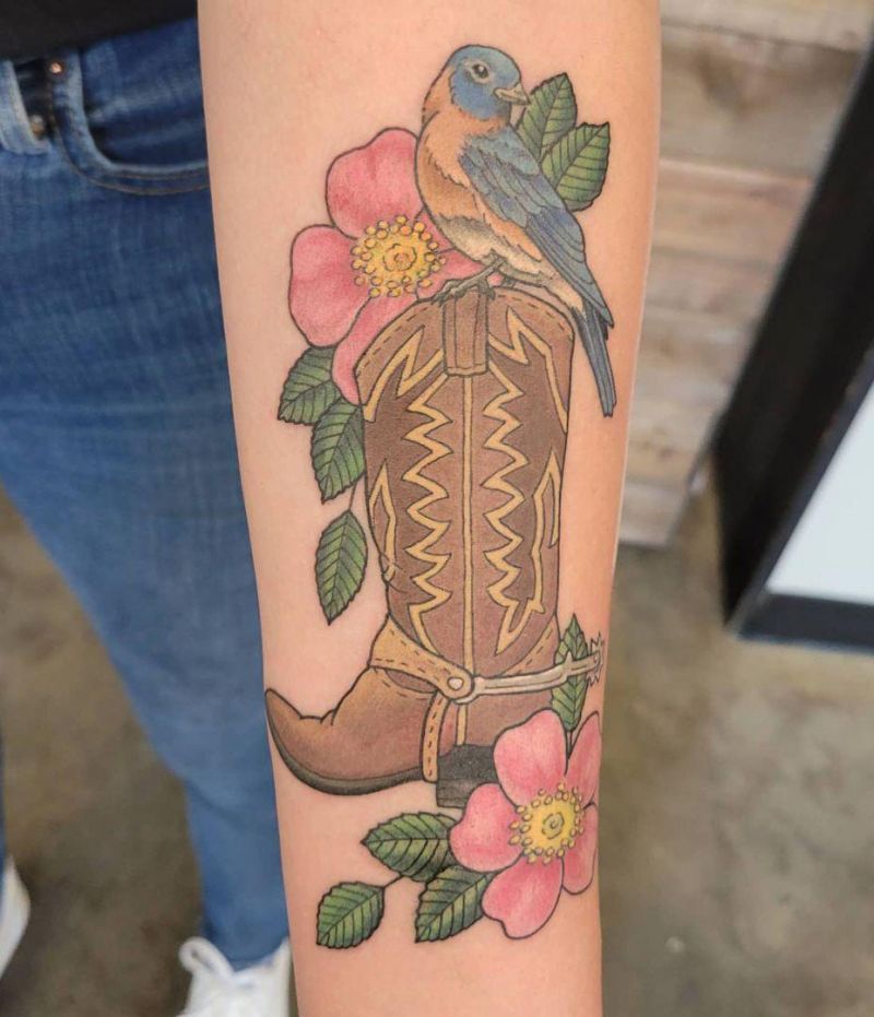 30 Unique Boot Tattoos You Will Love