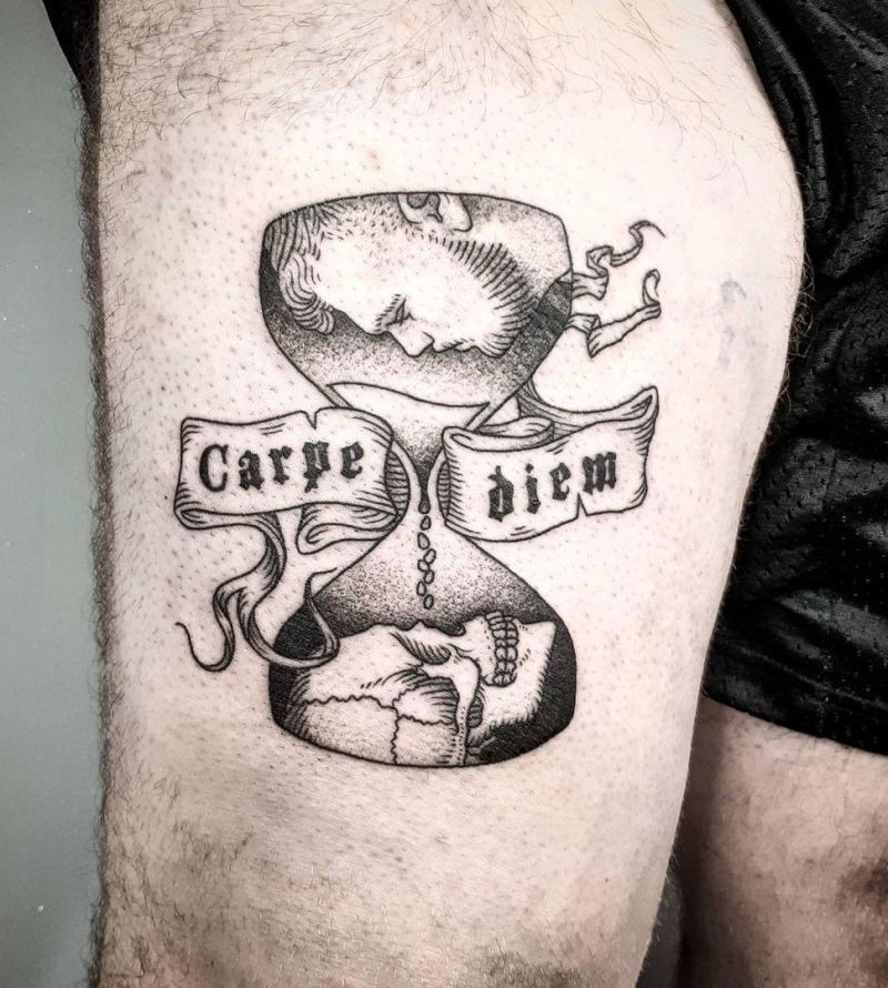 30 Unique Carpe Diem Tattoos You Must Love