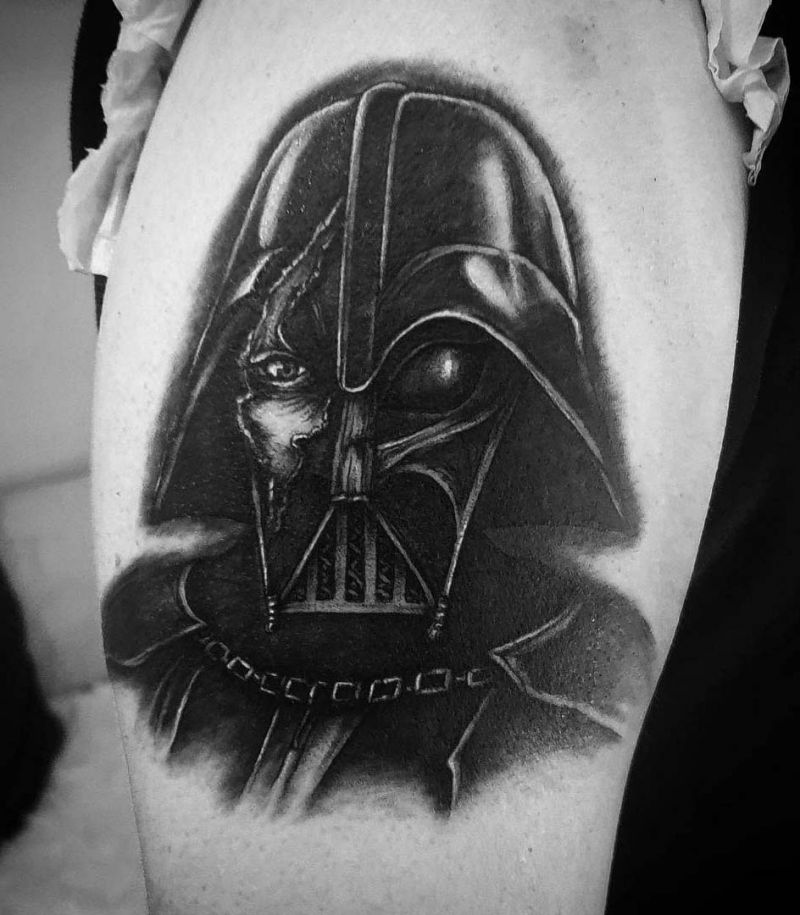 30 Unique Darth Vader Tattoos You Will Love