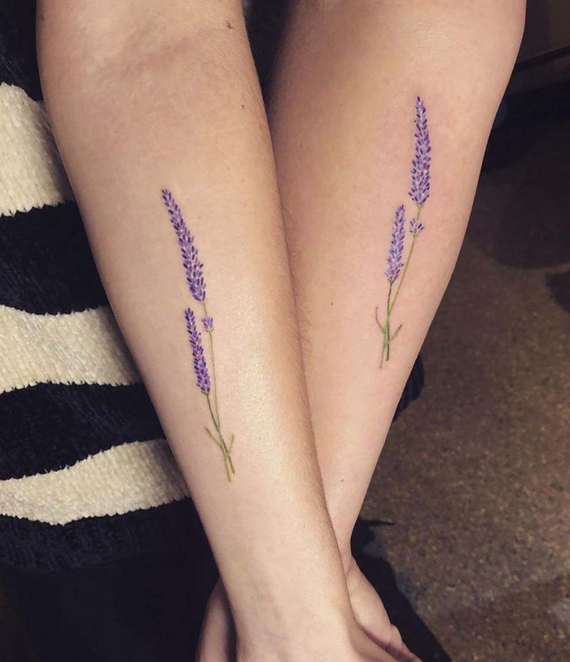 30 Elegant Lavender Tattoos You Can Copy