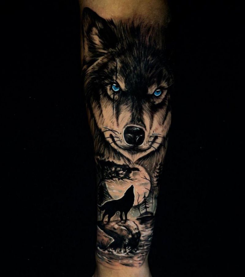 30 Gorgeous Lobo Tattoos You Must See