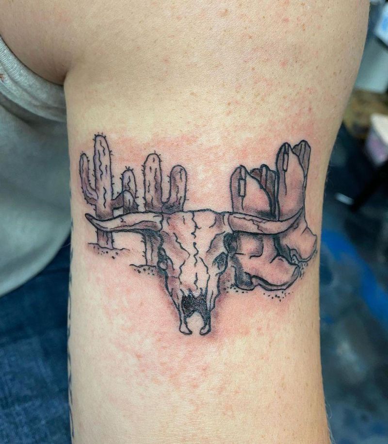 30 Cool Longhorn Tattoos You Must See