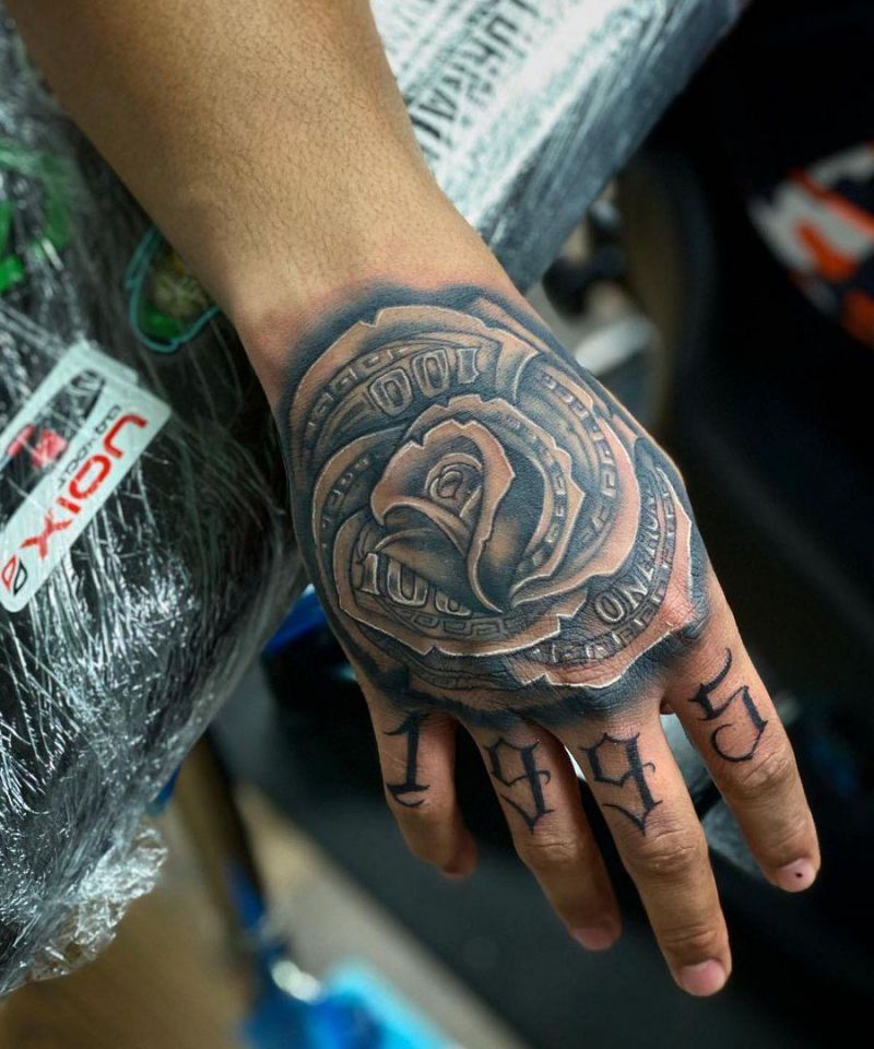 30 Unique Money Rose Tattoos You Must Try