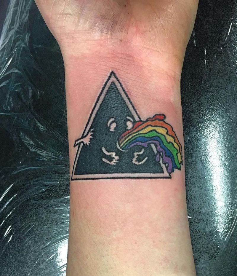 30 Elegant Prism Tattoos You Must Try