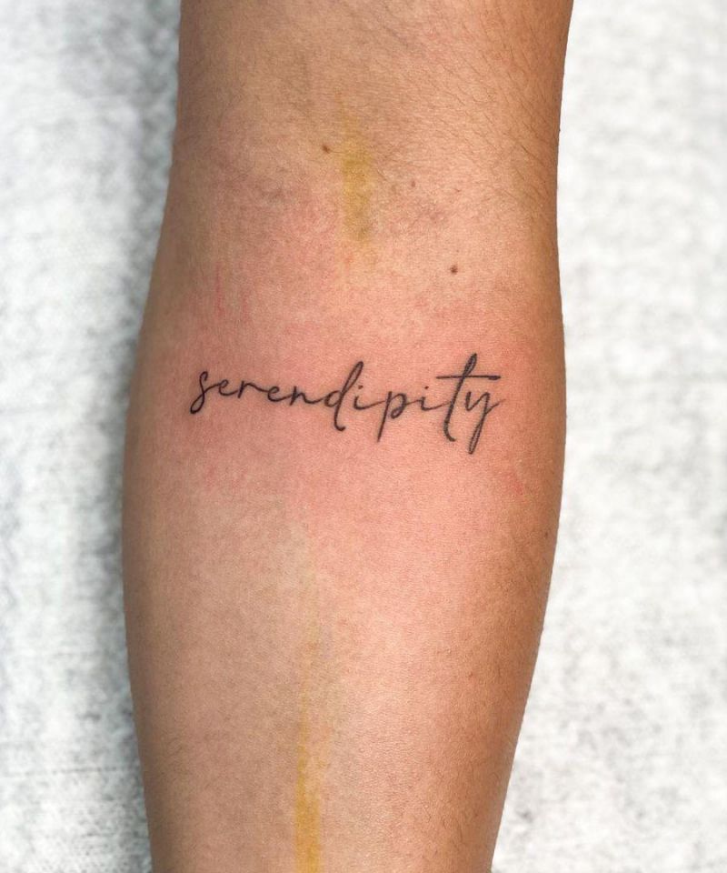 30 Pretty Serendipity Tattoos to Inspire You