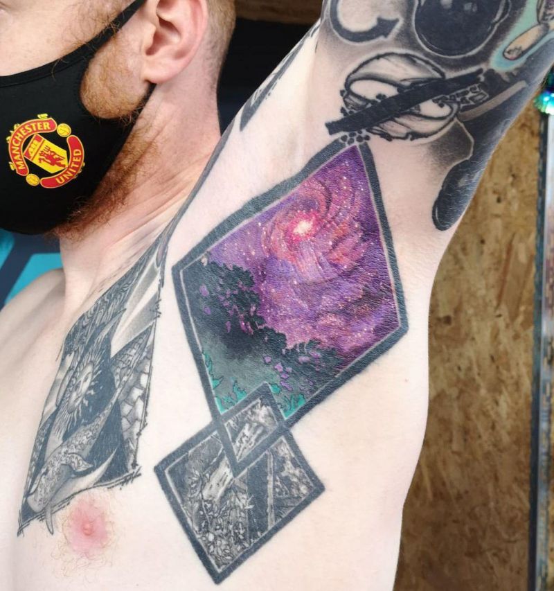 30 Pretty Armpit Tattoos for Your Inspiration